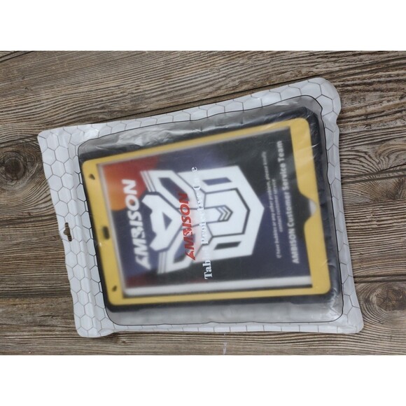 Ambison Tablet Protective Case iPad 10.2 Black Yellow - Picture 8 of 11